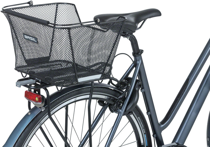 Load image into Gallery viewer, Basil Lesto Basket Black Steel 12.6x16.2x10.6`