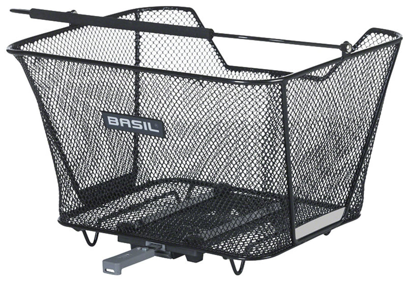 Load image into Gallery viewer, Basil-Lesto-MIK-Rear-Basket-Basket-Black-Steel-BSKT0765-Bicycle-Baskets