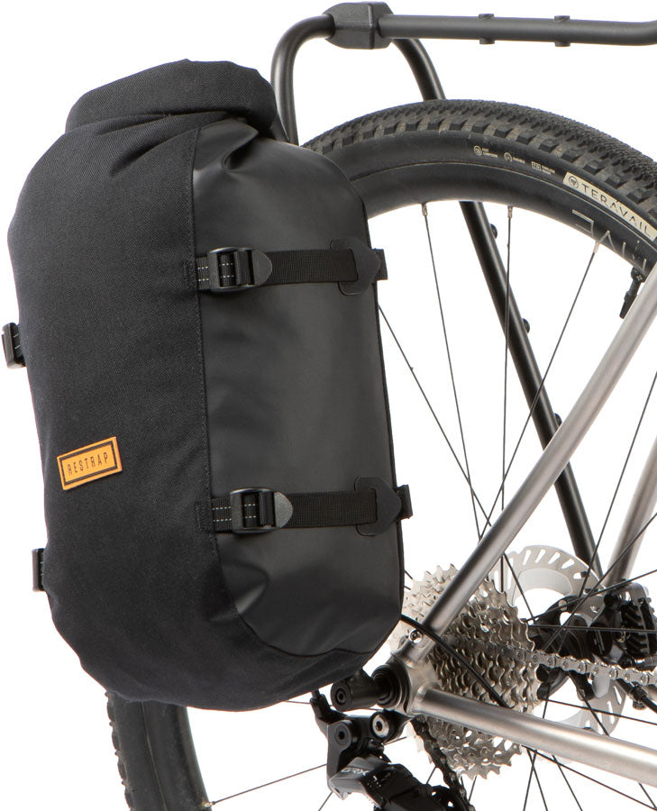 Load image into Gallery viewer, Restrap Switch Pannier - 10L, Rolltop, Each, Black