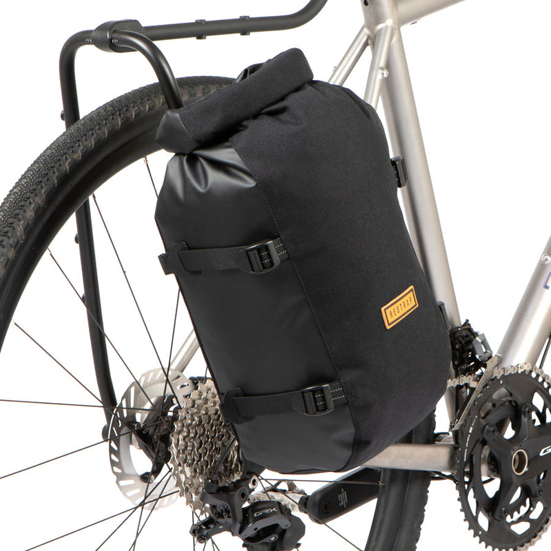 Load image into Gallery viewer, Restrap Switch Pannier - 10L, Rolltop, Each, Black