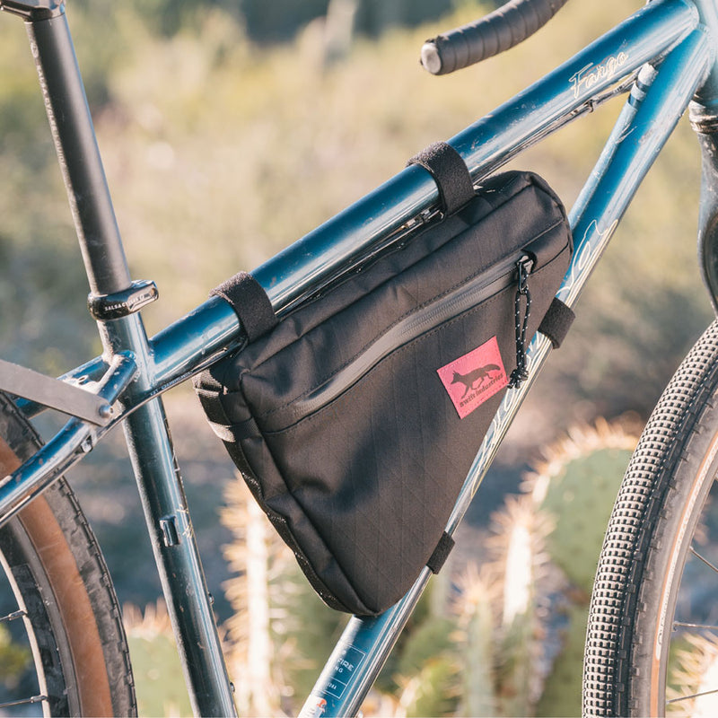 Load image into Gallery viewer, Swift Industries Giddy Up Wedge Frame Bag, 3.3L, Black