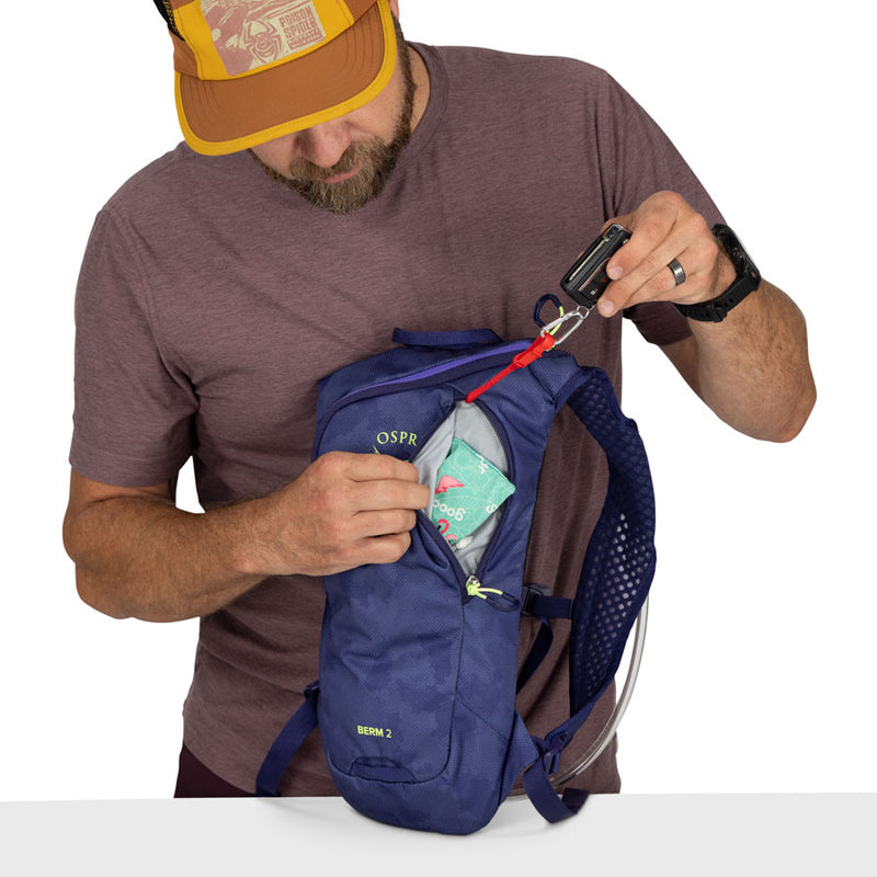 Load image into Gallery viewer, Osprey Berm 2 Hydration Pack - Botswana Purple Dust