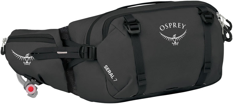 Load image into Gallery viewer, Osprey Seral 7 Lumbar Pack - Raven Black