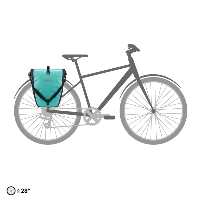 Load image into Gallery viewer, Ortlieb Back-Roller Free Pannier - 40L, Pair, Lagoon/Black