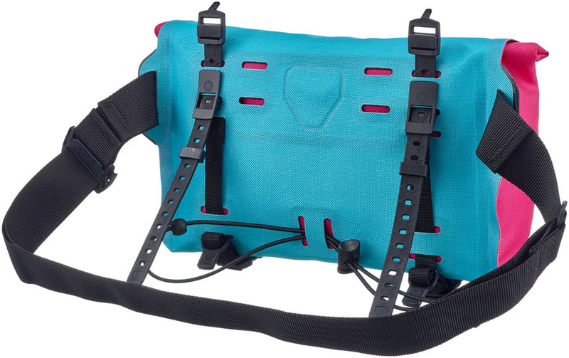 Load image into Gallery viewer, Ortlieb Velo-Sling Handlebar Bag - 3L, Cyber Blue/Pink