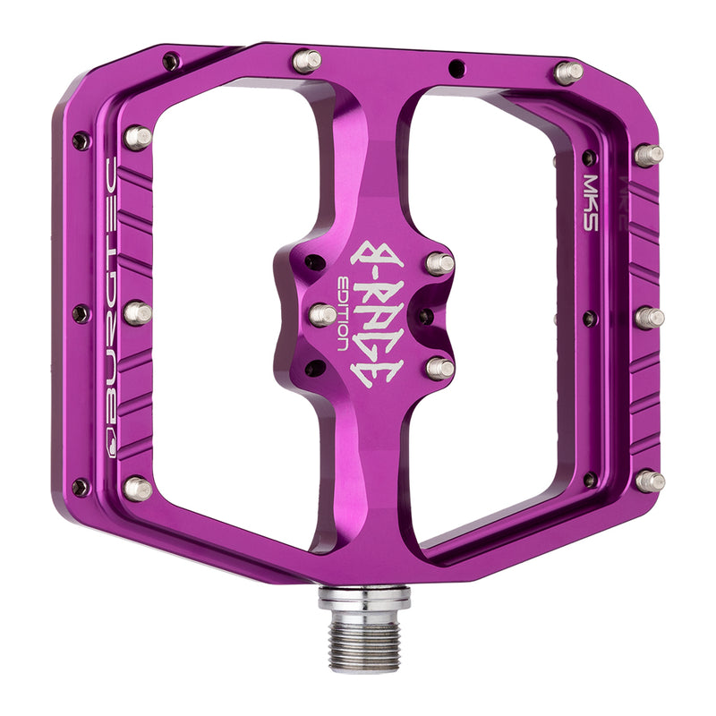 Load image into Gallery viewer, Burgtec Penthouse Flat MK5 B-Rage Edition Pedals, Purple Rain