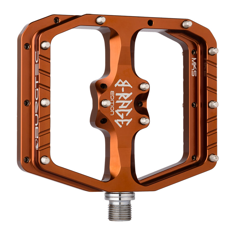 Load image into Gallery viewer, Burgtec Penthouse Flat MK5 B-Rage Edition Pedals, Kash Bronze