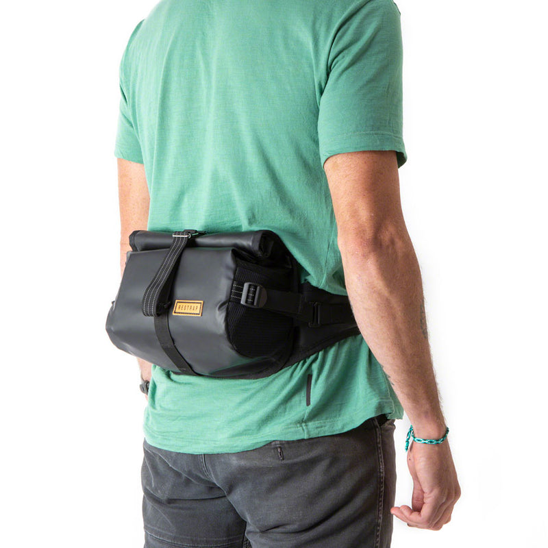 Load image into Gallery viewer, Restrap Rolltop Utility Hip Pack, 6L, Black NLA