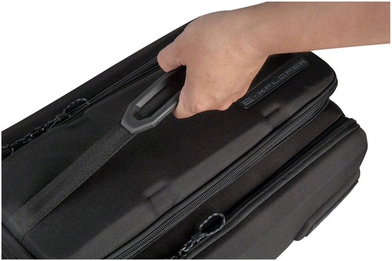 Load image into Gallery viewer, Topeak E-Xplorer Trunk Bag - With MTX QuickTrack 2 Mount - 26L, Black
