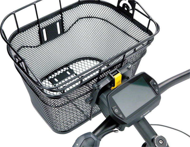 Load image into Gallery viewer, Topeak-Basket-Front-Fixer-3E-Basket-Black-Steel-BG1791-Bicycle-Baskets