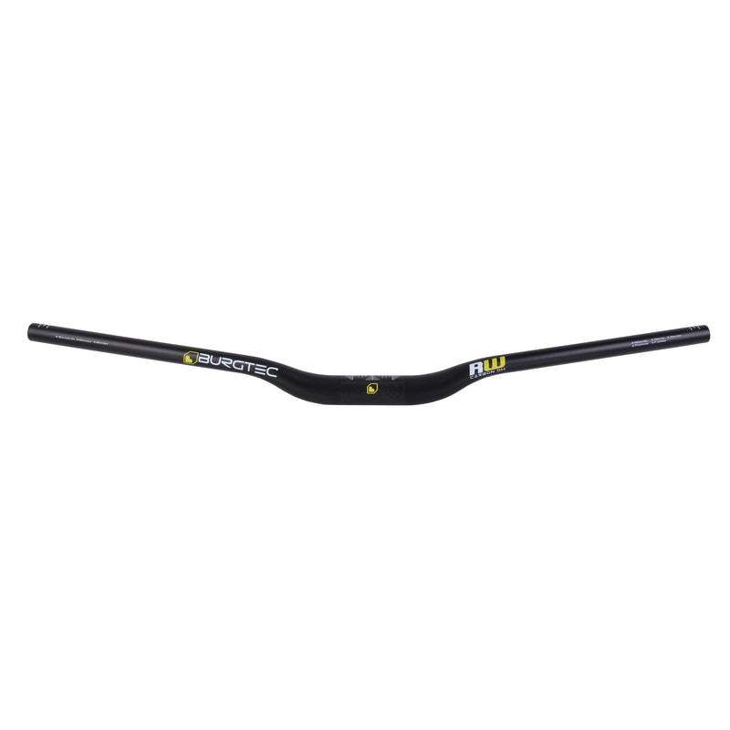 Load image into Gallery viewer, Burgtec-Ride-Wide-Carbon-DH-Carbon-Fiber-FRHB1586-MTB-Flat-Riser-Handlebar