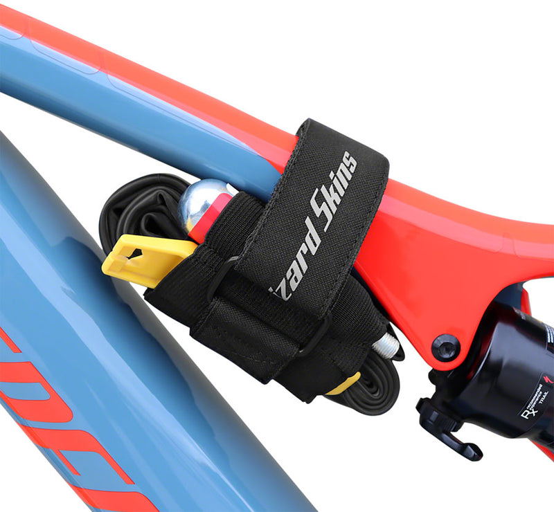 Load image into Gallery viewer, Lizard Skins Utility Strap Black Holds Tools Tubes CO2 4oz Neoprene Metal Buckle