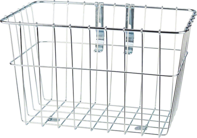 Load image into Gallery viewer, Wald-Grocery-Basket-Basket-Grey-Steel-BG5080-Bicycle-Baskets