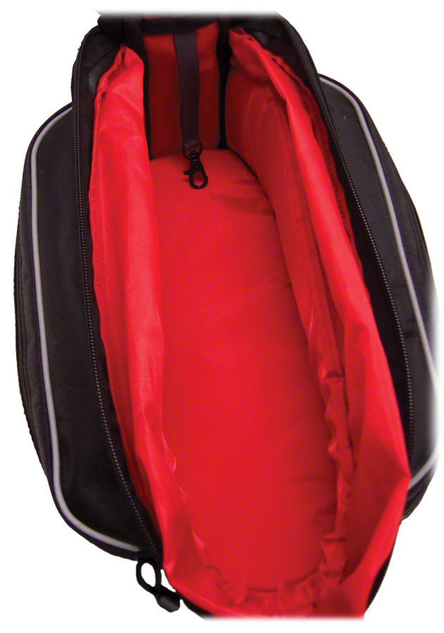 Load image into Gallery viewer, Banjo Brothers Expanding Rack Top Bag: Black
