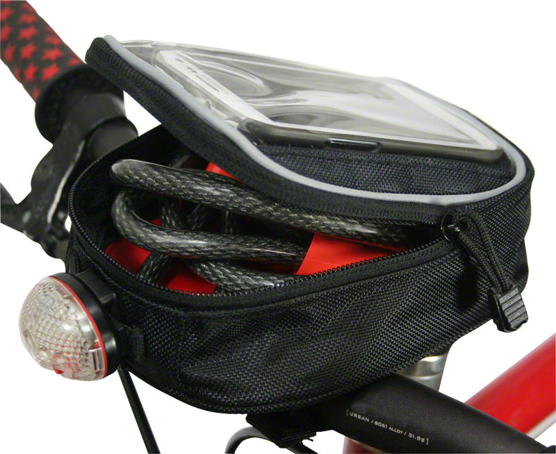 Load image into Gallery viewer, Banjo Brothers Bar Top Bag: Black