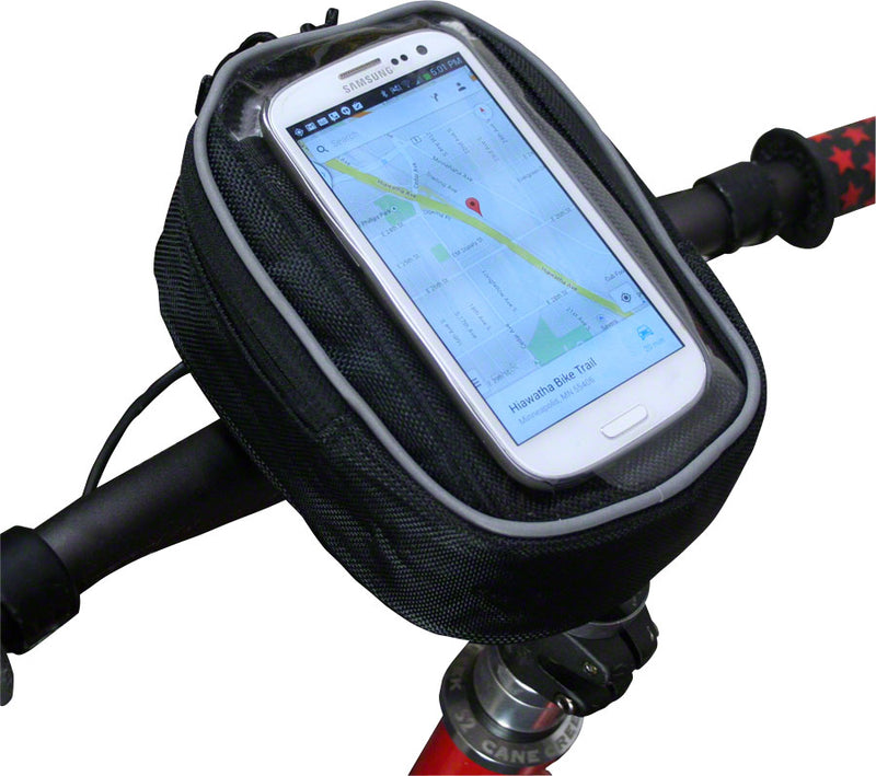 Load image into Gallery viewer, Banjo-Brothers-Bar-Top-Handlebar-Bag-Reflective-Bands-BG8172