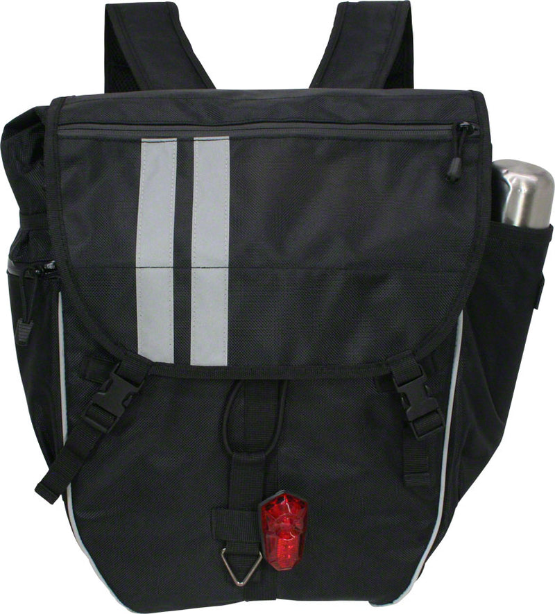 Load image into Gallery viewer, Banjo Brothers Waterproof Backpack Pannier: Black