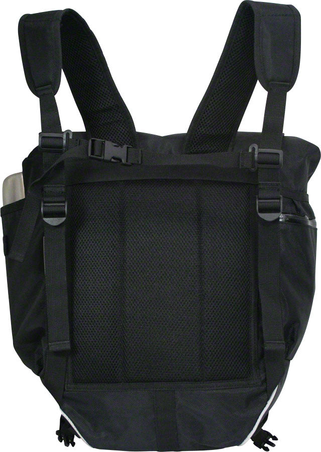 Load image into Gallery viewer, Banjo Brothers Waterproof Backpack Pannier: Black