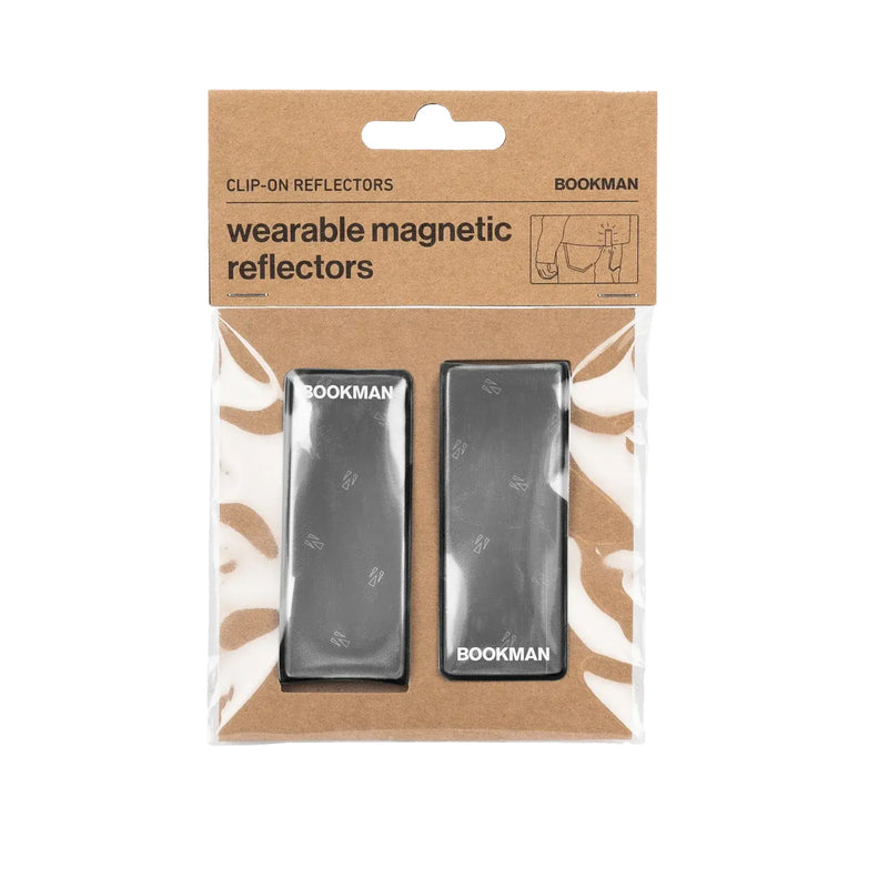 Load image into Gallery viewer, Bookman Visibility Clip-on Reflectors, Black