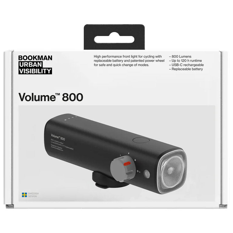 Load image into Gallery viewer, Bookman Visibility Volume 800 Front Light, Black