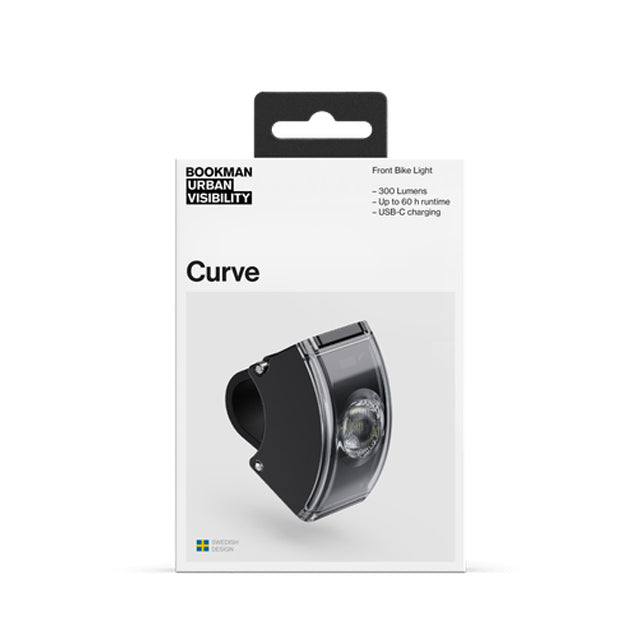 Load image into Gallery viewer, Bookman Visibility Curve Front Light, Black