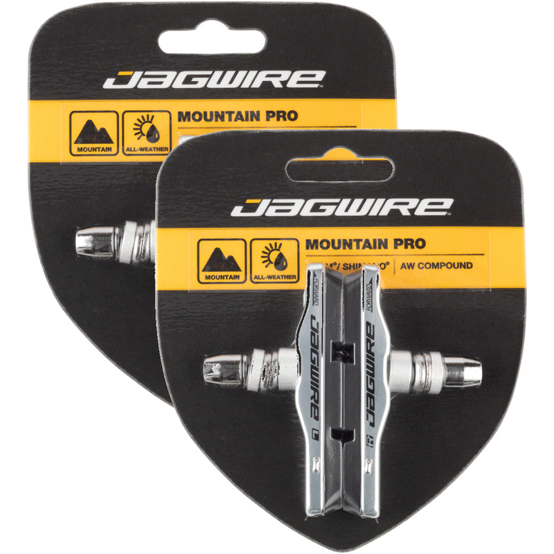 Load image into Gallery viewer, Jagwire-Mountain-Pro-Brake-Pads-Brake-Shoe-Threaded-Post-Mountain-Bike-BR0019PO2-Bicycle-Brake-Pads