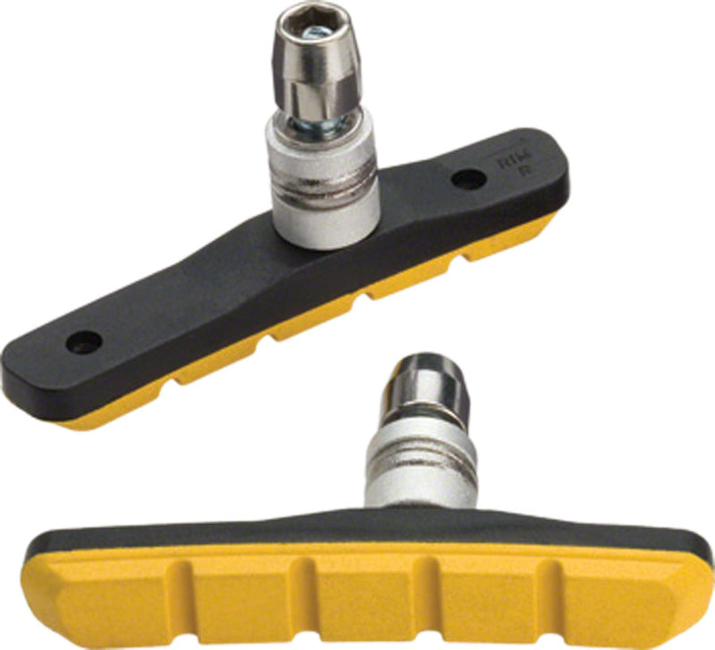 Load image into Gallery viewer, Pack of 2 Pairs Jagwire Mountain Sport V-Brake Pads Threaded Post All Weather