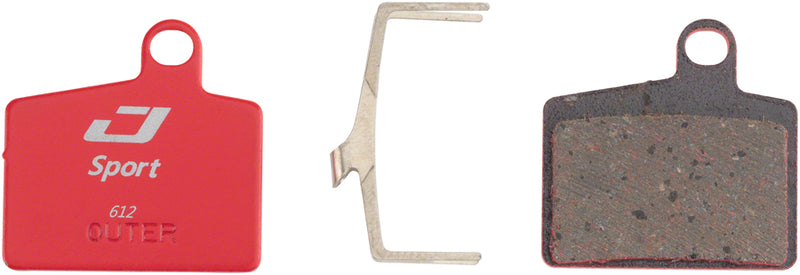 Load image into Gallery viewer, Jagwire Mountain Sport Semi-Metallic Disc Brake Pads for Hayes Stroker Ryde