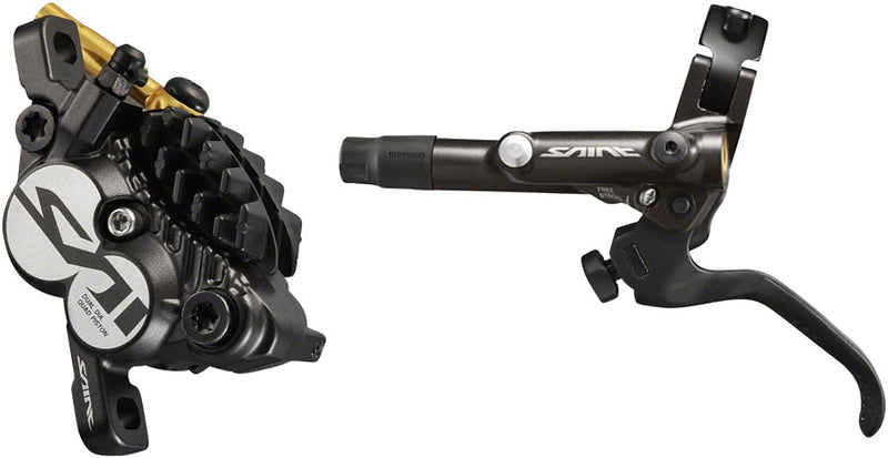 Load image into Gallery viewer, Shimano Saint BR-M820 Hydraulic Disc Brake Set 4-Piston Front & Rear with Adjustable Levers