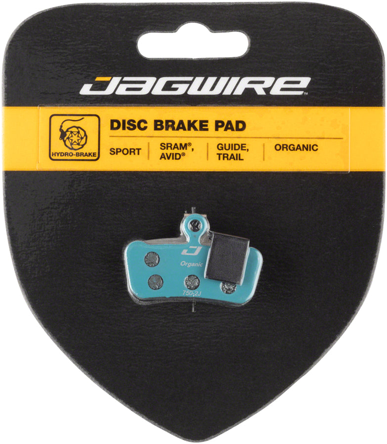 Load image into Gallery viewer, Pack of 2 Jagwire Sport Organic Disc Brake Pads for SRAM Guide