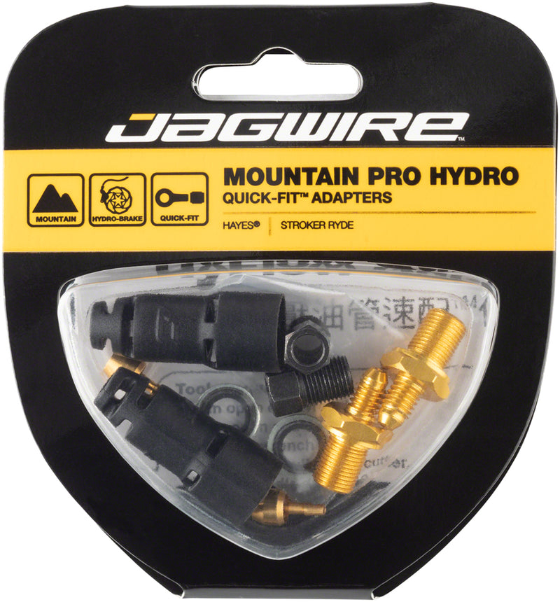 Load image into Gallery viewer, Jagwire-Hayes-Pro-Quick-Fit-Adapters-Disc-Brake-Hose-Kit-Mountain-Bike-Downhill-Bike-Fat-Bike-Hardtail-Bike-Gravel-Bike-Cyclocross-Bike-BR0456-Disc-Brake-Hose-Kit-For-Bicycle