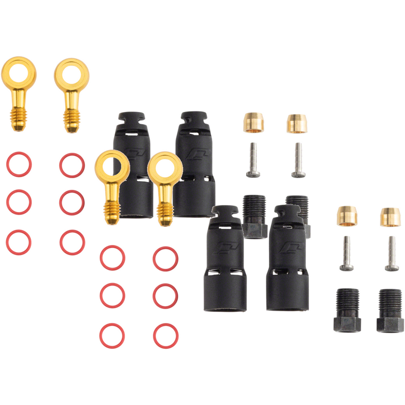 Load image into Gallery viewer, Jagwire-Shimano-Pro-Quick-Fit-Adaptors-Disc-Brake-Hose-Kit-Mountain-Bike-BR0458PO2-Disc-Brake-Hose-Kit-For-Bicycle