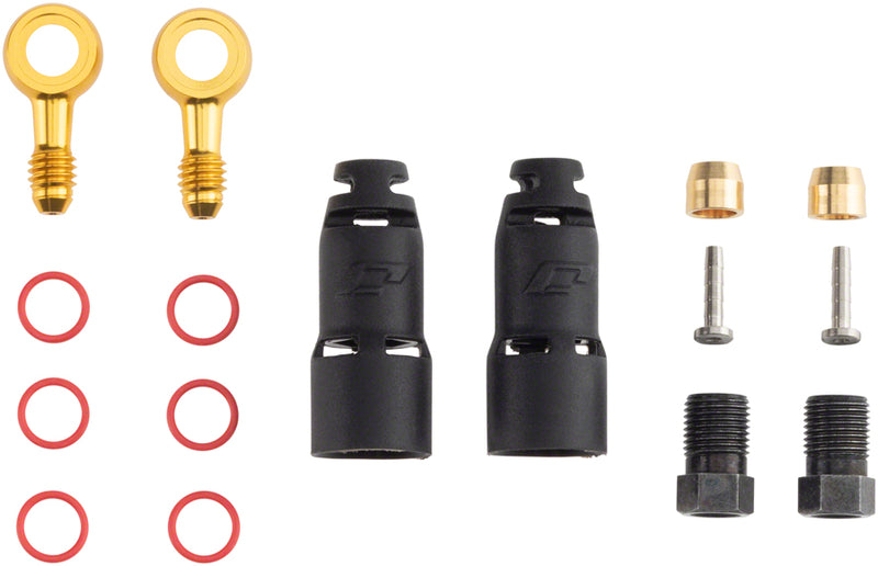 Load image into Gallery viewer, Jagwire-Shimano-Pro-Quick-Fit-Adaptors-Disc-Brake-Hose-Kit-Mountain-Bike-Downhill-Bike-Fat-Bike-Hardtail-Bike-Gravel-Bike-Cyclocross-Bike-BR0458-Disc-Brake-Hose-Kit-For-Bicycle