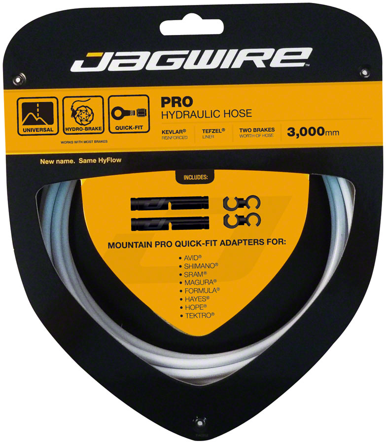 Load image into Gallery viewer, Pack of 2 Jagwire Pro Hydraulic Disc Brake Hose Kit 3000mm, White