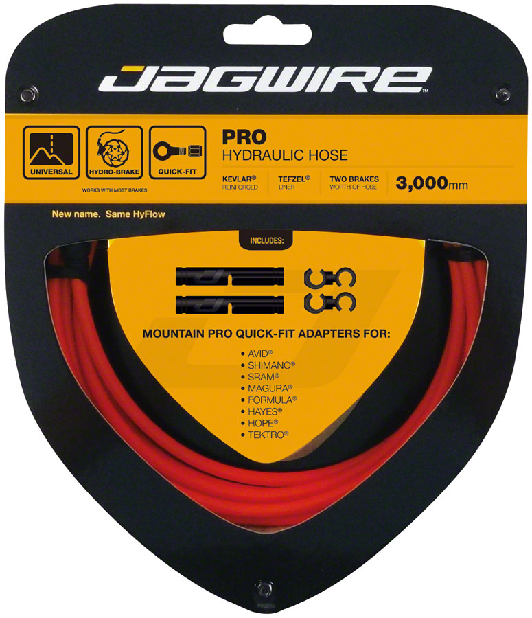 Load image into Gallery viewer, Pack of 2 Jagwire Pro Hydraulic Disc Brake Hose Kit 3000mm, Orange