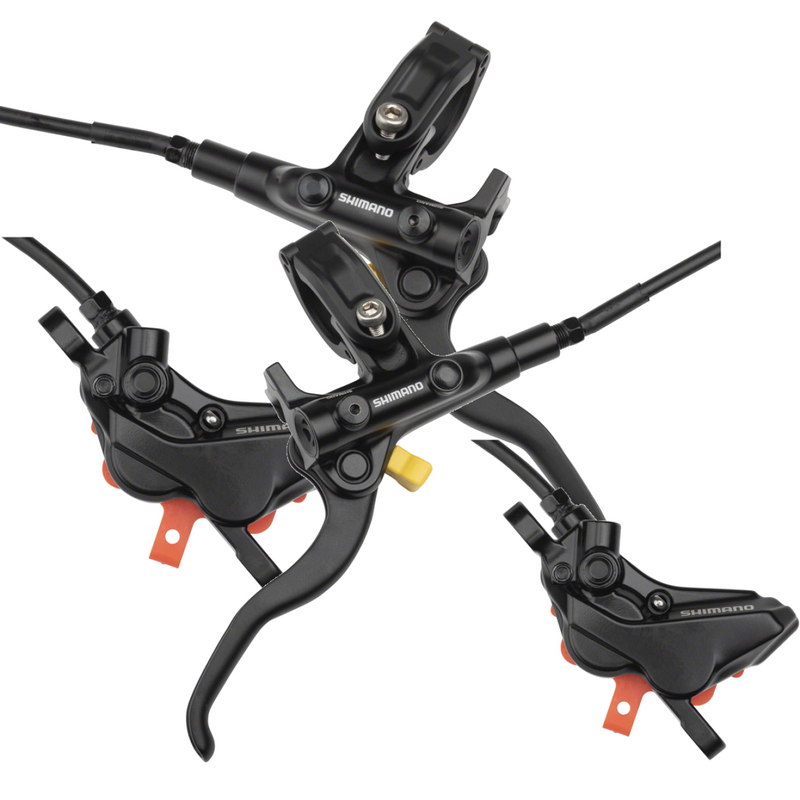 Load image into Gallery viewer, Shimano-Disc-Brake-&-Lever-Mountain-Bike-BR0533-BR0534-MTB-Flat-Bar-Disc-Brakes