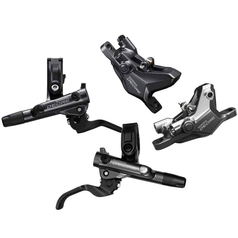 Load image into Gallery viewer, Shimano-Disc-Brake-&-Lever-Mountain-Bike-BR0539-BR0540-MTB-Flat-Bar-Disc-Brakes