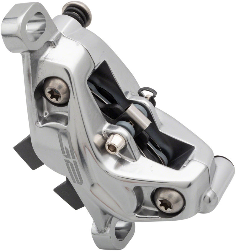 Load image into Gallery viewer, SRAM G2 Ultimate Disc Brake Caliper Assembly - Post Mount, Polar Grey Anodized, A2
