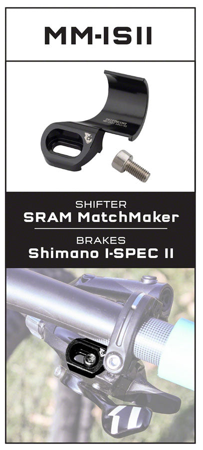 Load image into Gallery viewer, Wolf Tooth Components Shiftmount MM Shift To IS-II Brake Adapter, Black