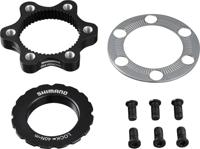 Load image into Gallery viewer, Pack of 2 Shimano RTAD05 Disc Rotor Adaptor Center-Lock Hollowtech II