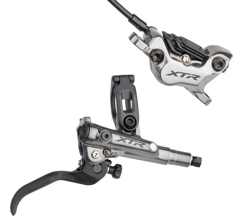 Load image into Gallery viewer, Shimano XTR M9120 Hydraulic Disc Brake Bundle 4-Piston Enduro Performance, Front & Rear, Mineral Oil, Post Mount, Adjustable Reach and Contact Point