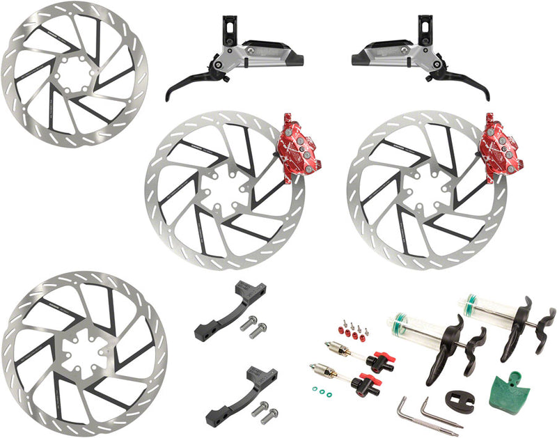 Load image into Gallery viewer, SRAM-Maven-Ultimate-Expert-Complete-Disc-Brake-Kit-Disc-Brake-&-Lever-Universal-SRAMBR0001-MTB-Flat-Bar-Disc-Brakes