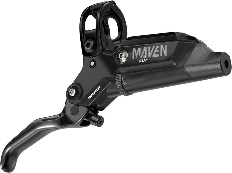 Load image into Gallery viewer, SRAM Maven Silver Disc Brake and Lever - Front, Post Mount, 4-Piston, Aluminum Lever, SS Hardware, Black, A1