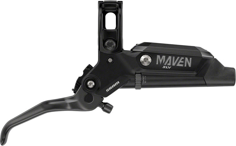 Load image into Gallery viewer, SRAM Maven Silver Disc Brake and Lever - Front, Post Mount, 4-Piston, Aluminum Lever, SS Hardware, Black, A1