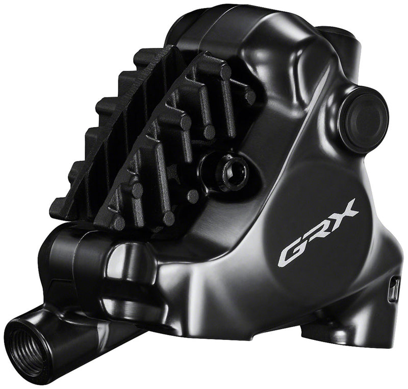 Load image into Gallery viewer, Shimano GRX BR-RX820 Hydraulic Disc Brake Caliper - Front, Flat-Mount, W/Bracket for 140/160mm Rotor (Assembled for