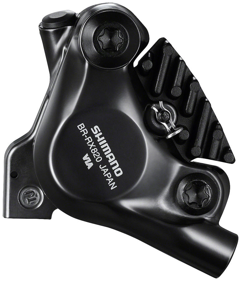 Load image into Gallery viewer, Shimano GRX BR-RX820 Hydraulic Disc Brake Caliper - Front, Flat-Mount, W/Bracket for 140/160mm Rotor (Assembled for