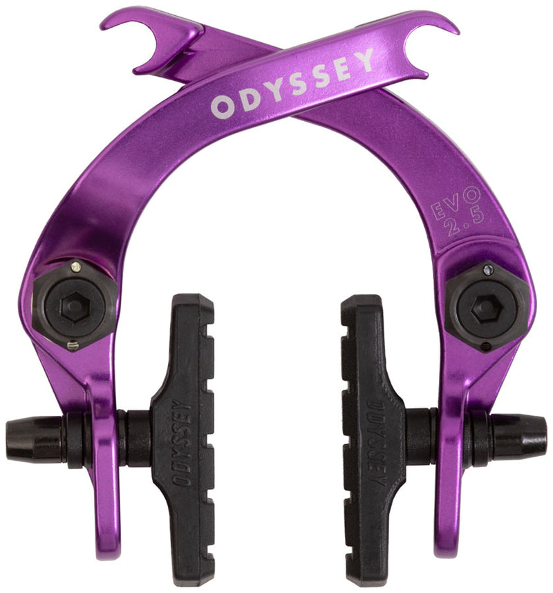 Load image into Gallery viewer, Odyssey Evolver 2.5 U-Brake Set Frt or Rr Caliper,Lever and Cable Anodized Purple
