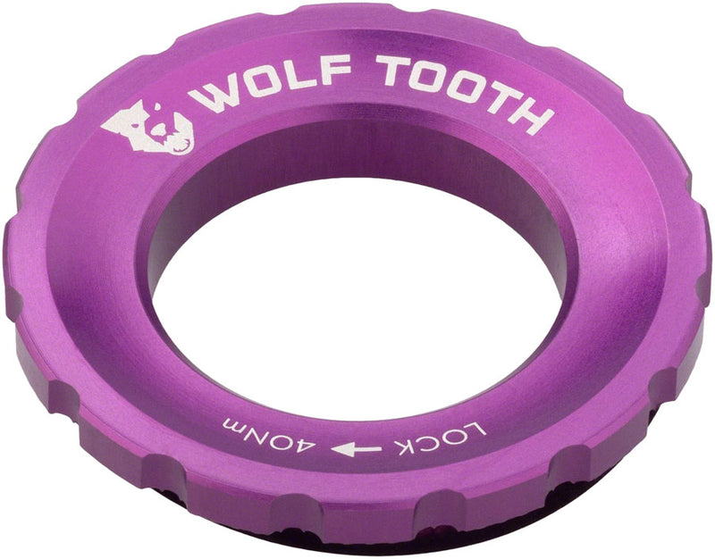 Load image into Gallery viewer, Wolf Tooth Centerlock Rotor Lockring Bundle External Spline, Ultraviolet Purple, 7075-T6 Aluminum, for MTB & Road Cycling