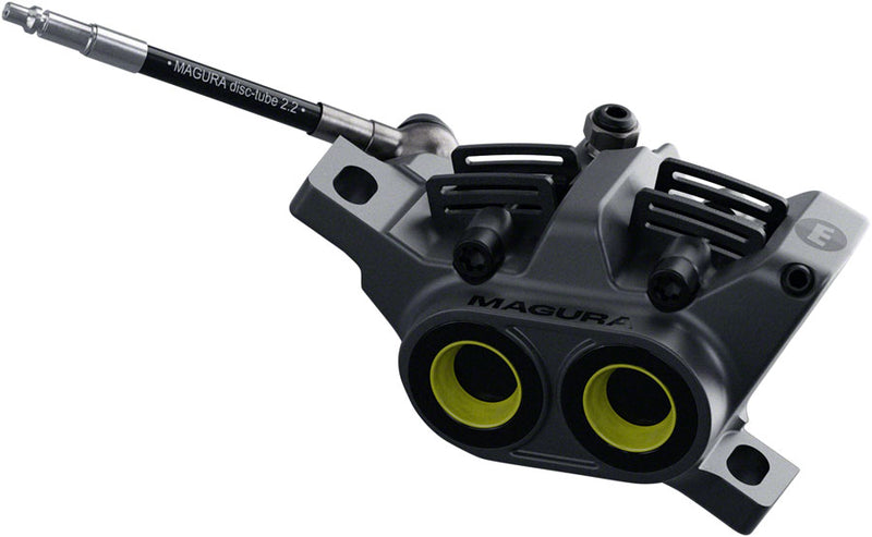 Load image into Gallery viewer, Magura Gustav Pro Disc Brake and Lever - Front or Rear, Post Mount, 4-Piston, Black/Anthracite Gray