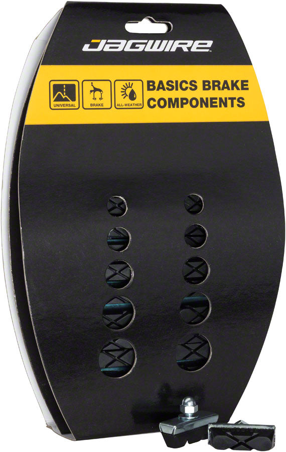 Load image into Gallery viewer, Jagwire Basics X-Caliper Brake Pads - Threaded, Black, Pair